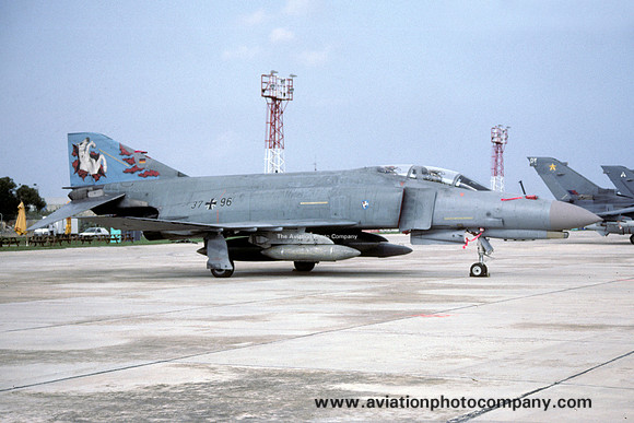 German Air Force FLZ McDonnell F-4F Phantom 37+96 at Malta Luqa IAP (2003)