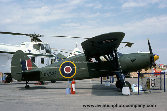 RAF Fairchild Argus KK537 on display at South Africa (1977)