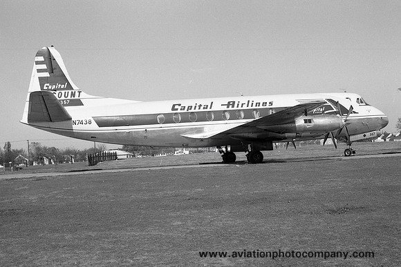 Capital Airlines Vickers Viscount 745D N7438