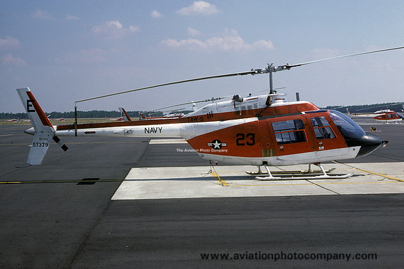 US Navy TAW-5 Bell TH-57A Sea Ranger 157379/E-23 at NAS Whiting Field (1984)