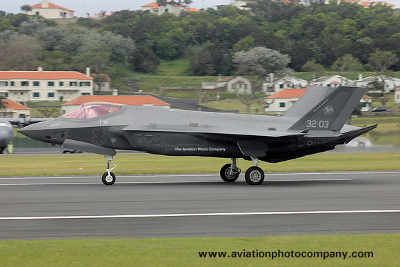 Italian Air Force 32 Stormo Lockheed F-35A MM7334/32-03 at Lajes (2016)