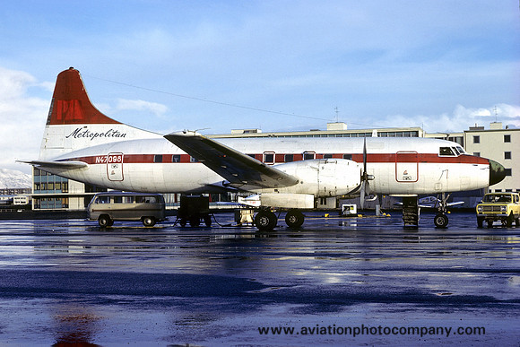 Convair 440 N47098 at Reykjavik (1978)