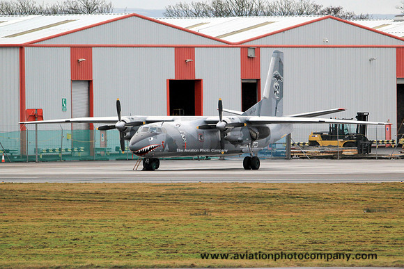 Antonov An-26B LZ-ABR at Prestwick (2014)