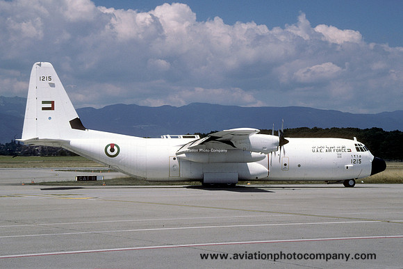 UAE Air Force Lockheed L-100-30 Hercules 1215 at Geneva (2003)
