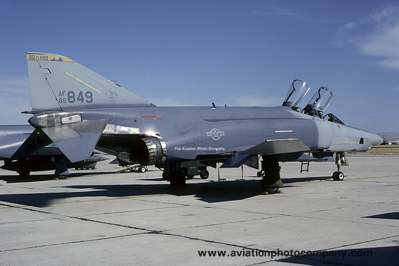 USAF Idaho ANG 190 TRS McDonnell RF-4C Phantom 65-0849 (1991)