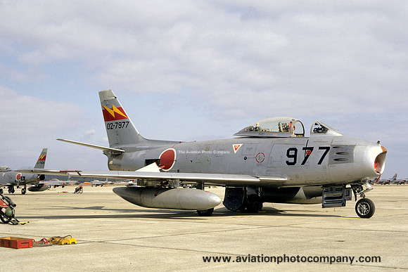 JASDF 6 Hikotai North American F-86F Sabre 02-7977 (1973)