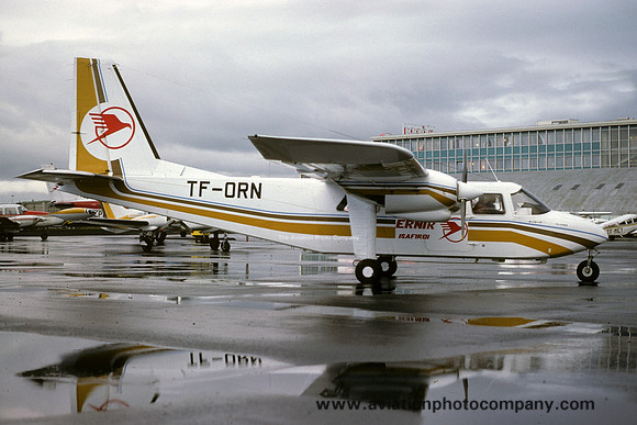 Ernir Britten-Norman BN-2A-27 Islander TF-ORN at Reykjavik (1977)
