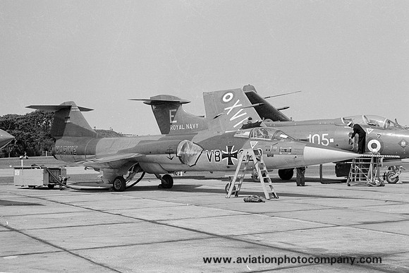 West German Navy MFG2 Lockheed/Messersschmitt F-104G Starfigther VB+229 (1968)