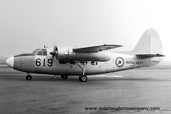 Royal Navy 750 Squadron Hunting Sea Prince T.1 WP314/619