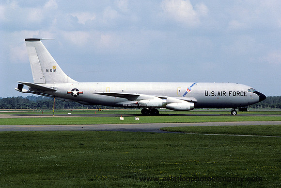 USAF 379th Bomb Wing Boeing KC-135A 59-1516 at RAF Mildenhall (1978)