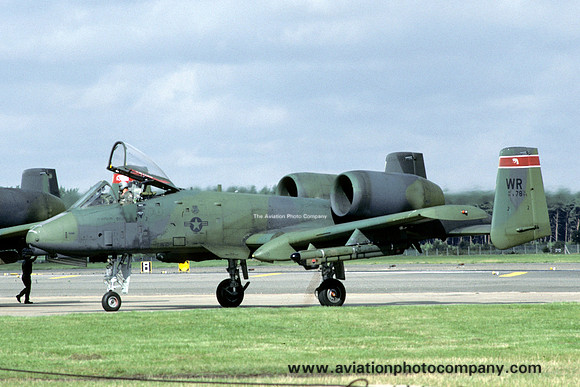 USAF 81 TFW 78 TFS Fairchild A-10A Thunderbolt 81-0978/WR (1985)