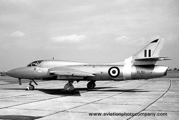 RAF Wattisham Station Flight Hawker Hunter T.7 XL611 (1965)
