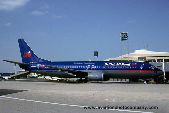 British Midland Boeing 737-400 G-OBMO (1998)