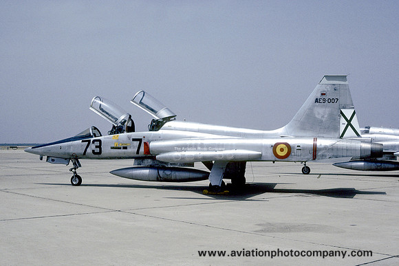 Spanish Air Force Ala 73 CASA/Northrop SF-5B Freedom Fighter AE.9-007/73-7 (1987)