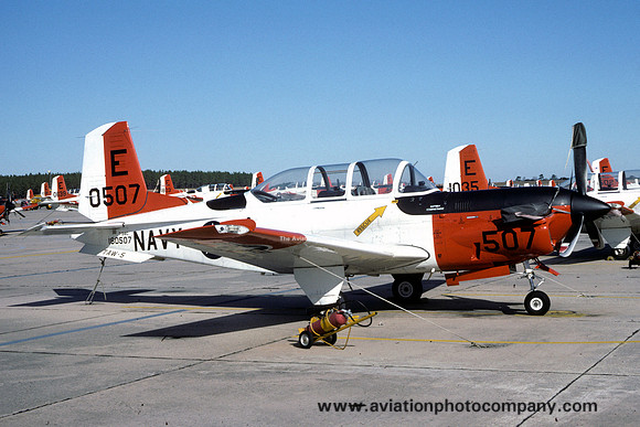 US Navy TAW-5 Beech T-34C Turbo Mentor 160507/E (1984)