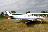 Beech A60 Duke YU-BWA at Kecskemet (2008)