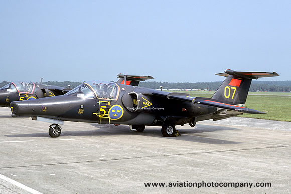Swedish Air Force F5 SAAB 105 Sk60 60007 (1986)
