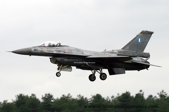 Greek Air Force GD F-16C 519 at the Gilze Rijen Airshow (2014)