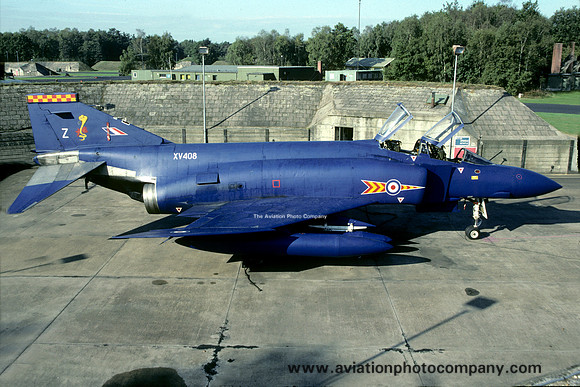 RAF 92 Squadron McDonnell F-4M Phanton FGR.2 XV408/Z (1991)
