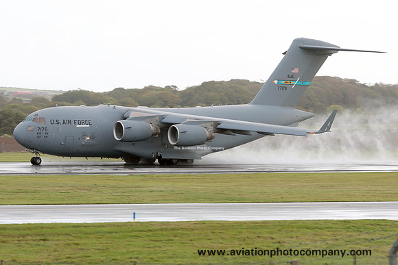 USAF 436/512 AW McDonnell Douglas C-17A Globemaster 07-7176 at Prestwick (2022)