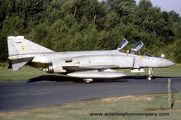RAF 19 Squadron McDonnell F-4M Phantom FGR.2 XV472/E (1985)