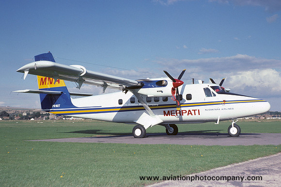 Merpati Nusantara Airlines DHC-6-300 Twin Otter PK-NUT (1975)