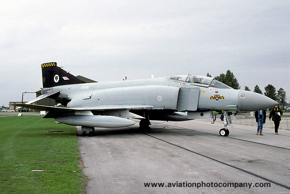RAF 74 Squadron McDonnell F-4M Phantom FGR.2 XV497 at RAF Coningsby (1994)