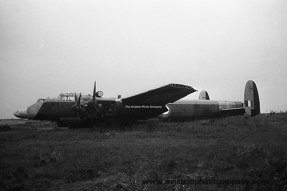 RAF Avro Lincoln B.2 RF533 at Stansted (1966)