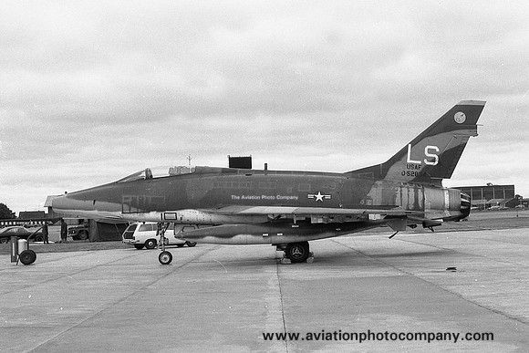 USAF 48 TFW 493 TFS North American F-100D Super Sabre 55-2834/LS (1970)