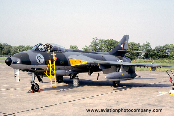 Swiss Air Force Patrouille Suisse Hawker Hunter F.58 J-4021 (1989)