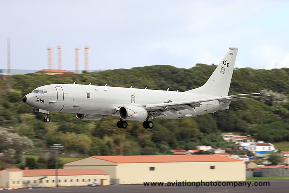 US Navy VP-10 Boeing P-8A Poseidon 168851/QE at Lajes (2024)