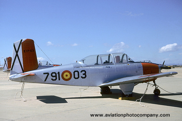 Spanish Air Force Esc 791 Beech T-34A Mentor E.17-03/791-03 (1988)