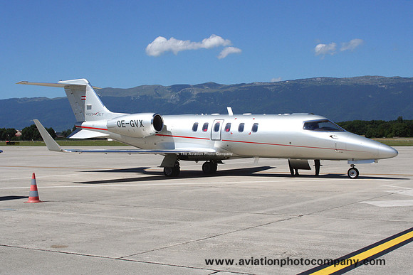 VistaJet Learjet 40 OE-GVX at Geneva (2008)