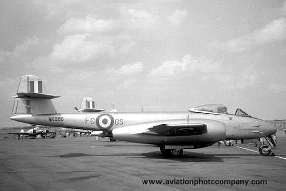 RAF FCCS Gloster Meteor F.8 WK986 (1960)