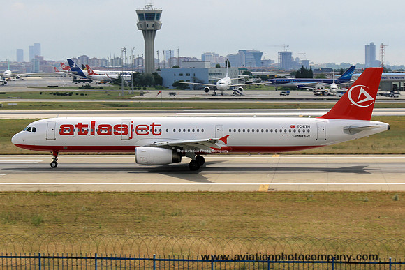 Atlasjet Airbus A321-200 TC-ETN at Istanbul IAP (2014)