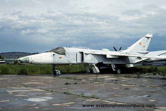 Russian Air Force Sukhoi Su-24MR Fencer 26 white (1993)