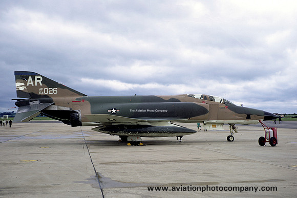 USAF 10 TRW 1 TRS McDonnell RF-4C Phantom 64-1026/AR (1971)