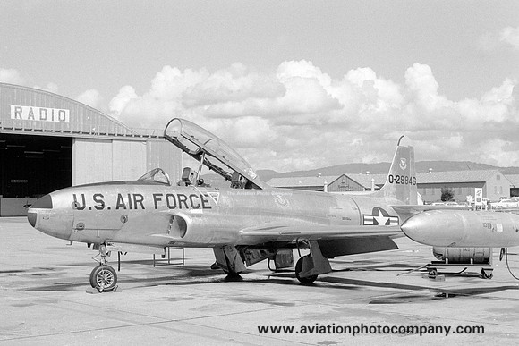 USAF AFSC Lockheed T-33A 52-9846 (1968)