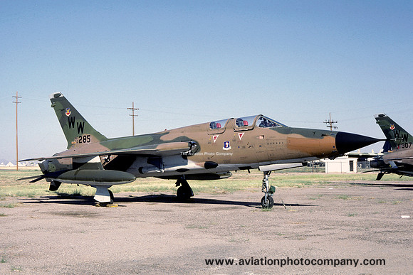 USAF 35 TFW 562 TFS Republic F-105G Thunderchief 63-8285/WW at MASDC Davis Monthan (1980)