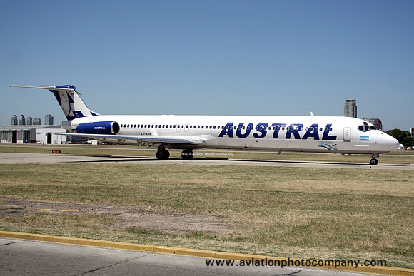 Andes Lineas Aereas McDonnell Douglas MD-83 LV-ARF (2008)