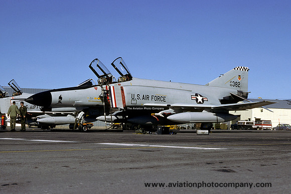 USAF 57 FIS McDonnell F-4E Phantom 66-0382 at Keflavik (1980)