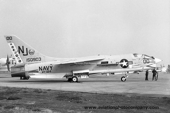 US Navy VF-124 Chance F-8E Crusader 150903/NJ-00