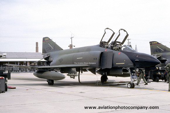 USAF Georgia ANG 128 TFS McDonnell F-4D Phantom 66-7714 (1985)