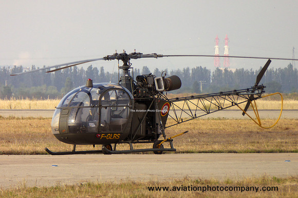Sud Alouette II F-GLRS at the Istres Air Show (2016)