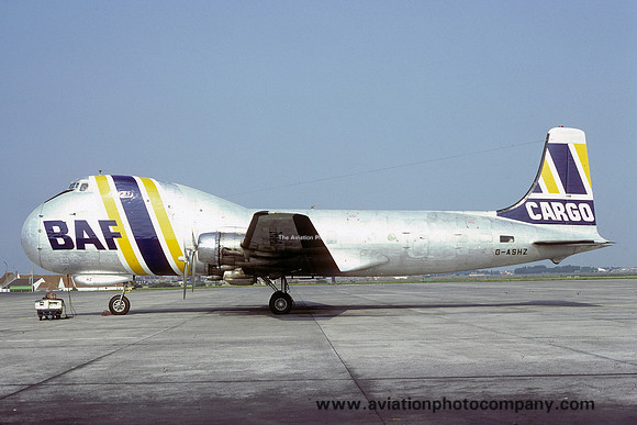British Air Ferries Aviation Traders ATL-98 Carvair G-ASHZ