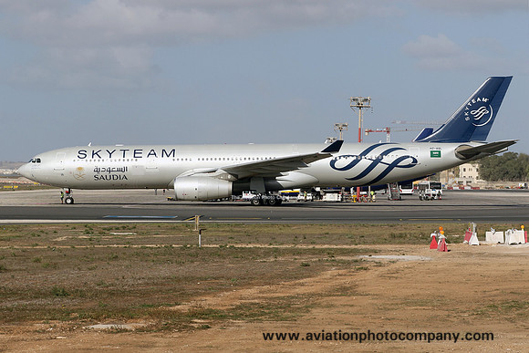 Saudia Saudi Arabia Airlines Airbus A330-343 HZ-AQL (2023)