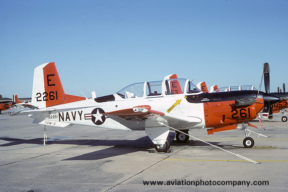 US Navy TAW-5 Beech T-34C Mentor 162261/E (1984)
