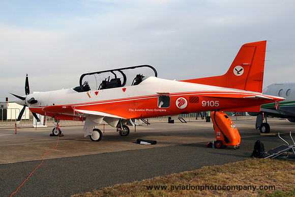 Singapore Air Force 130 Squadron Pilatus PC-21 9105 at Avalon (2009)
