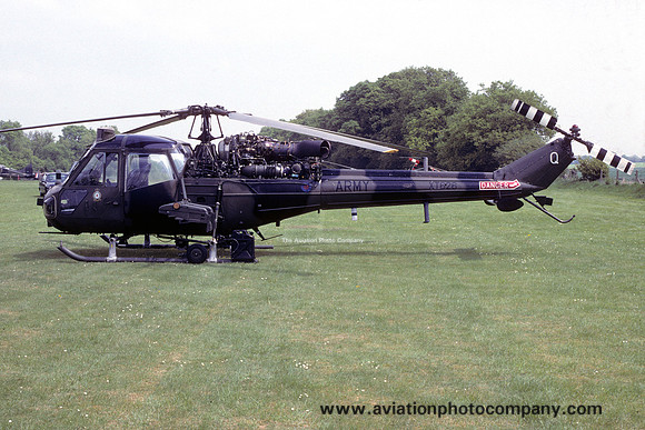 AAC Historic Flight Westland Scout AH.1 XT626 at Middle Wallop (1994)