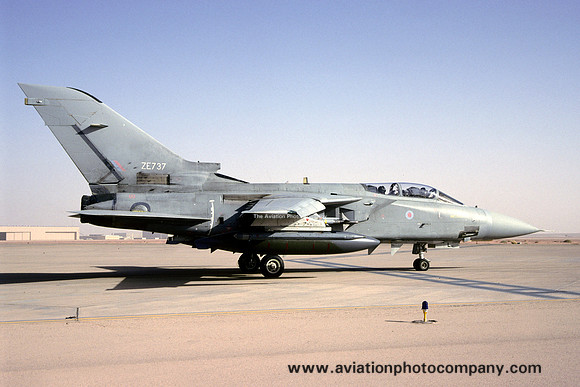 RAF Panavia Tornado F.3 ZE737/L at Prince Sultan AB (2000)